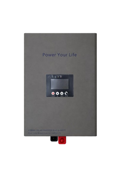 Home hybrid solar inverter with sleek design removebg preview